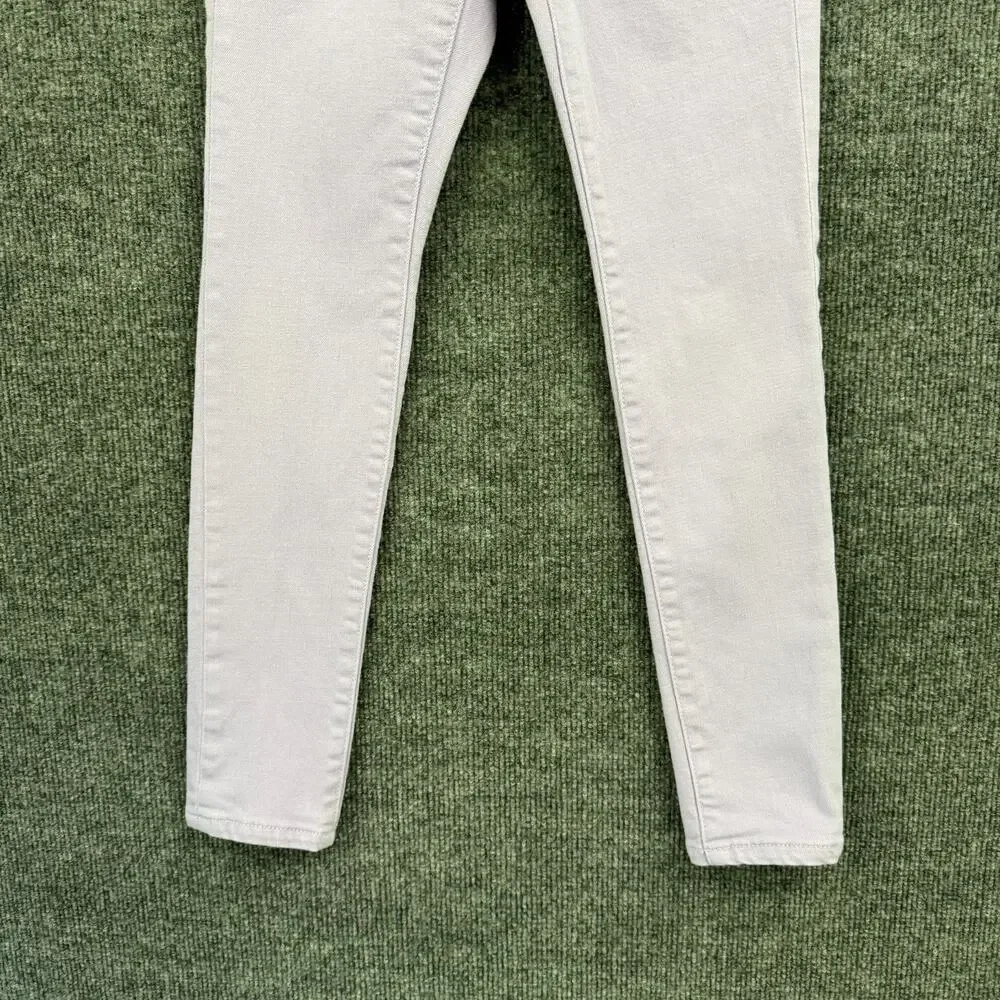 Gap Girls Super Skinny Jeans Size 8 Lavender Stretch Denim Adjustable Waist